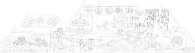 民族團結(jié)浮雕雕塑原創(chuàng)手繪設(shè)計稿