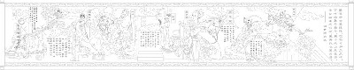 人文歷史浮雕雕塑原創(chuàng)手繪設計稿