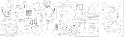 人文歷史浮雕雕塑原創(chuàng)手繪設計稿